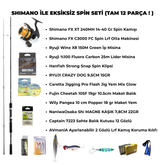 SHIMANO KALİTESİ İLE EKSİKSİZ SPIN SETİ ( TAM 12 PARÇA ! )